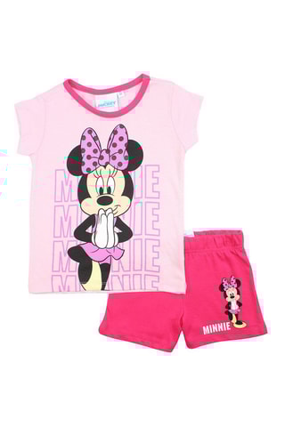 2-delige set Minnie Disney- Fuchsia - Roze
