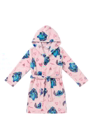 Badjas met Capuchon Lilo en Stitch Disney - Roze
