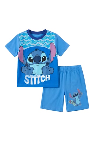 T-shirt en Short Lilo en Stitch Disney - Blauw