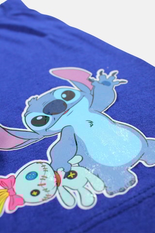 T-shirt en Short Lilo en Stitch Disney - Marineblauw