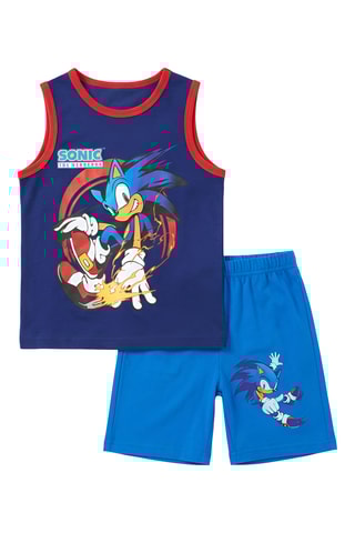 Hemd en Short Sonic - Blauw
