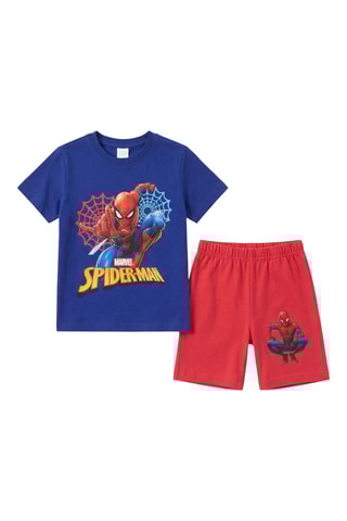 T-shirt en Short Spider-Man Avengers Marvel - Rood