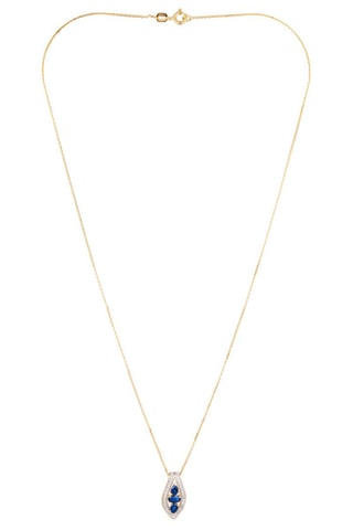 Pendentif Westeros - Or jaune, diamants et saphirs