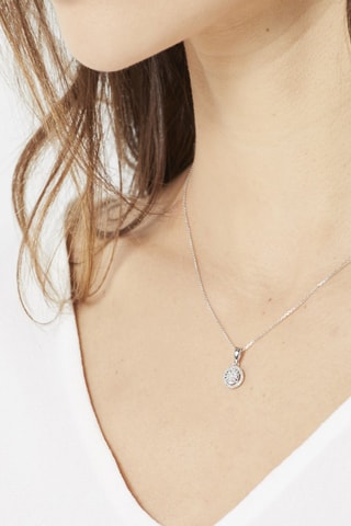 Pendentif Trésor Or blanc et diamants