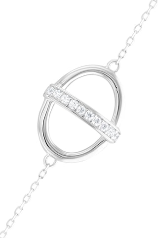 Armband   Zilver en Zirkonia's