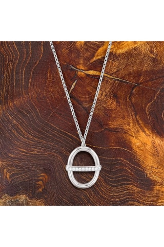 Ketting   Zilver en Zirkonia's