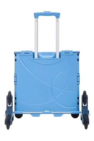 Caja plegable con ruedas Aerial Roll Box - 44,5 x 39,5 x 35,5 cm - Azul