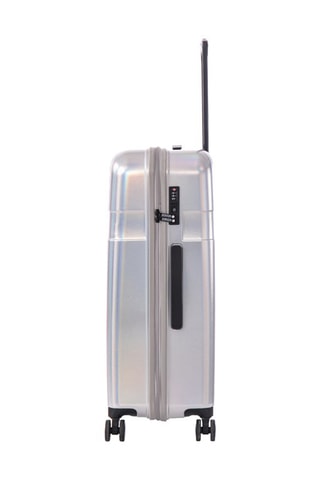 Maleta mediana New Shine - 65 cm - Candado TSA - Plateado