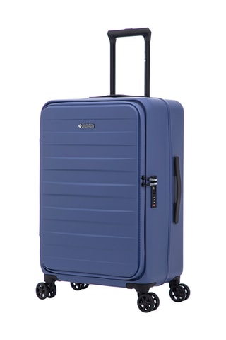 Maleta mediana New Guest (M) - 65 cm - Candado TSA - Azul