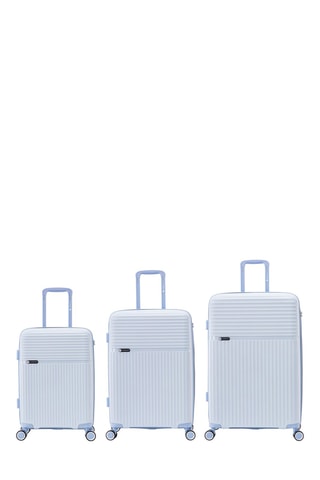 Conjunto de 3 malas de viagem Twinny - 58/68/78 cm  - Azul
