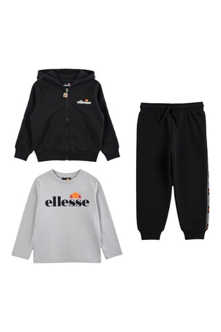 3-delige Set - Grijs en Zwart Ellesse - Zwart