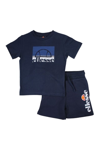 Set van 2 T-shirts en Short - Grijs en Marineblauw Ellesse - Grijs en marineblauw