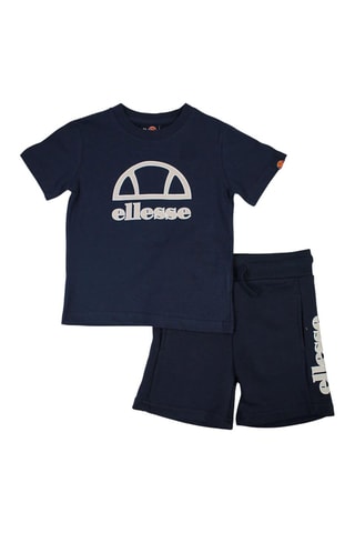 Set van 2 T-shirts en Short - Marineblauw en Grijs Ellesse - Grijs en marineblauw