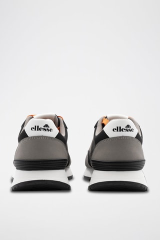 Nubuck Sneakers - Grijs en zwart