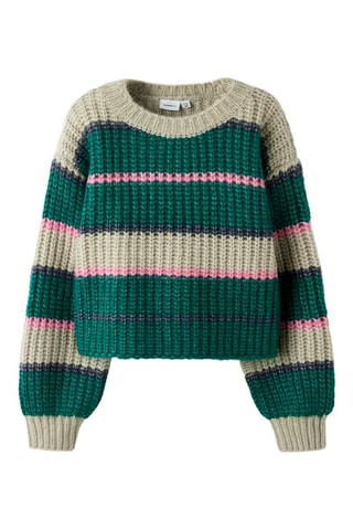 Camisola - Cru e verde - Name It Kids