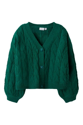 Casaco de malha - Verde - Name It Kids