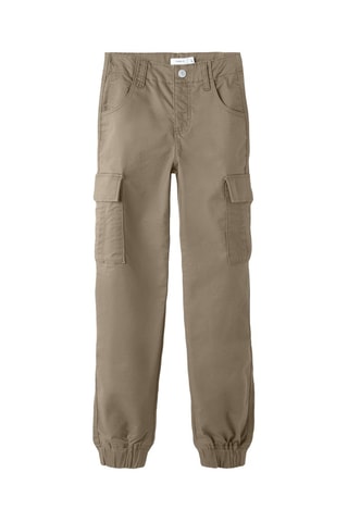 Calças cargo - Bege - Name It Kids