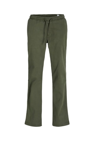 Calças relaxed - Verde-azeitona - Jack & Jones Junior
