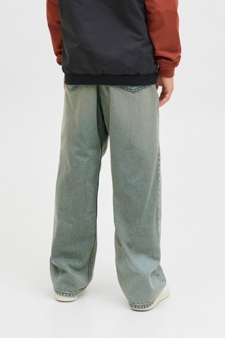 Calças de ganga baggy de cintura subida - Azul - Jack & Jones Junior