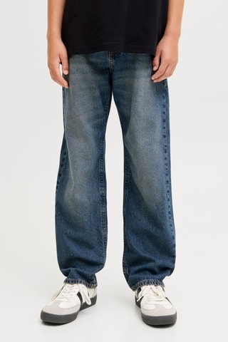 Calças de ganga relaxed - Azul-petróleo - Jack & Jones Junior