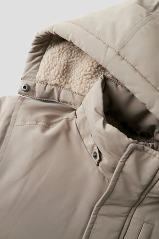 Casaco com capuz - Bege - Name It Kids