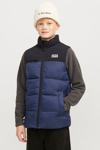 Colete acolchoado - Azul-marinho - Jack & Jones Junior