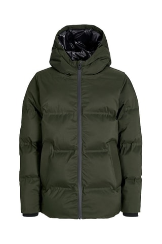 Blusão com capuz - Verde-escuro - Jack & Jones Junior