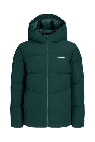 Blusão com capuz - Verde-escuro - Jack & Jones Junior