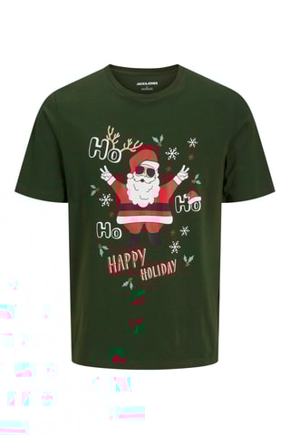 T-shirt regular - Verde-escuro - Jack & Jones Junior