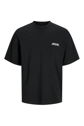 T-shirt relaxed - Preto - Jack & Jones Junior