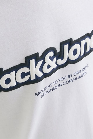 T-shirt regular - Branco - Jack & Jones Junior