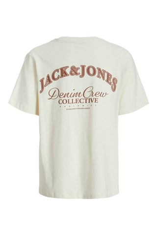 T-shirt relaxed - Branco - Jack & Jones Junior