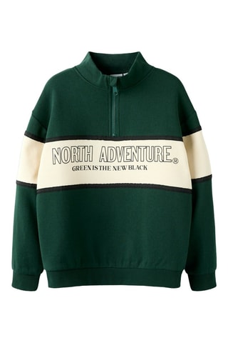 Sweat - Verde-escuro - Name It Kids