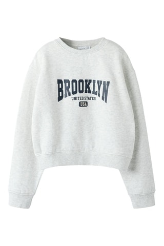 Sweat - Cinzento-claro mesclado - Name It Kids