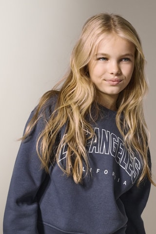 Sweat - Azul-marinho - Kids Only Girl