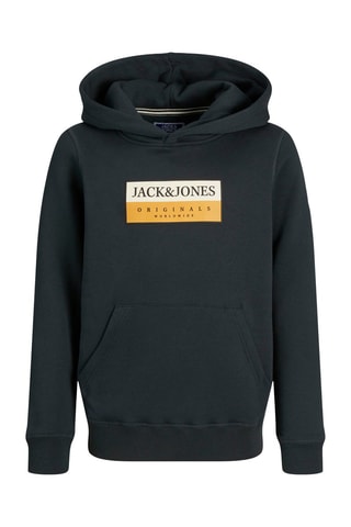 Sweat com capuz - Verde-escuro - Jack & Jones Junior