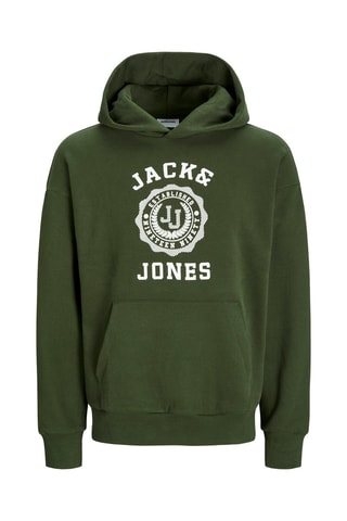 Sweat com capuz - Verde-azeitona - Jack & Jones Junior