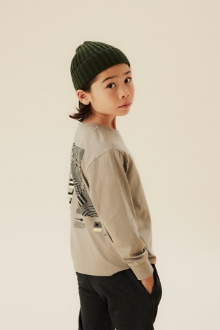 Sweat - Bege-escuro - Name It Kids