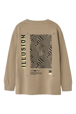 Sweat - Bege-escuro - Name It Kids