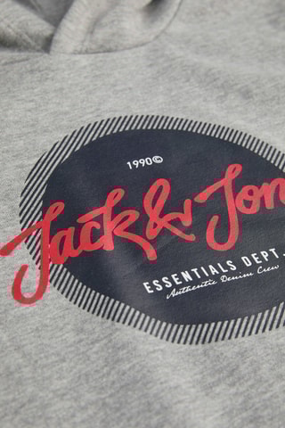 Sweat com capuz - Cinzento - Jack & Jones Junior