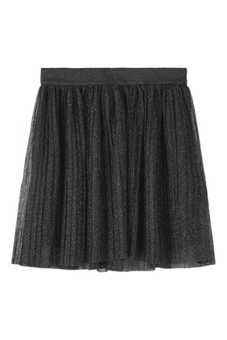 Saia plissada - Preto - Name It Kids