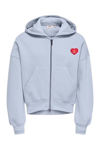 Sweat com capuz - Azul-claro - Kids Only Girl