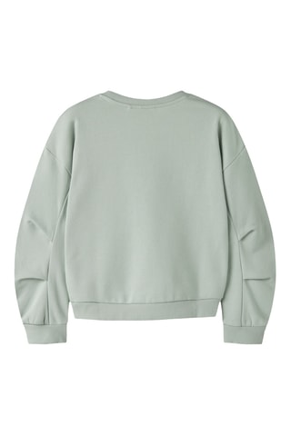 Sweat em algodão biológico - Verde - Name It