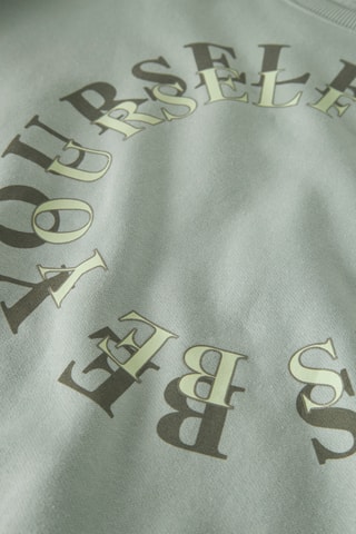 Sweat em algodão biológico - Verde - Name It