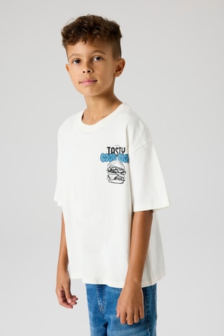 T-shirt em algodão biológico - Branco - Name It