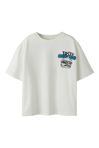 T-shirt em algodão biológico - Branco - Name It