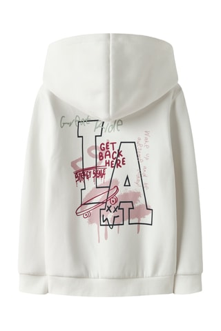 Sweat com capuz - Branco - Name It