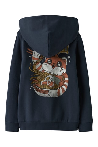 Sweat com capuz - Azul-marinho - Name It