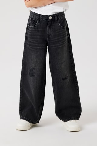 Calças de ganga em algodão biológico - Preto - Name It