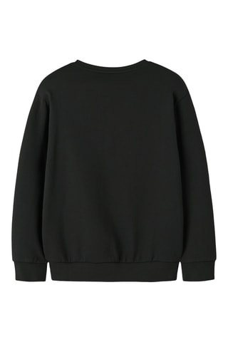 Sweat em algodão biológico - Preto - Name It